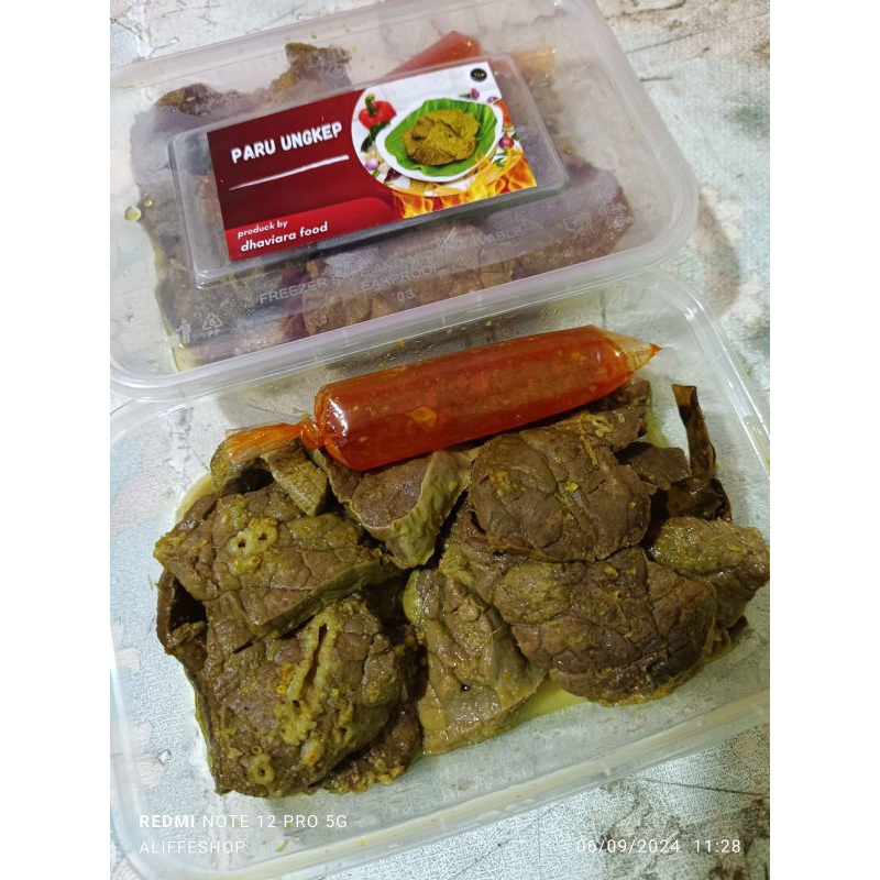 

1 box paru ungkep free sambal uleg