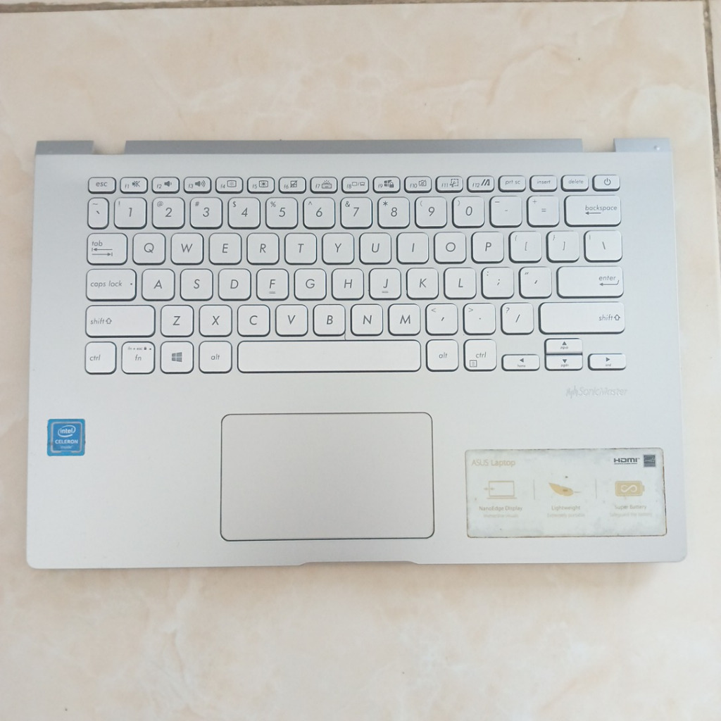 Palmrest Asus VivoBook 14 A409m Frame Keyboard Asus A409M Casing Keyboard Asus A409 Keyboard Asus A4