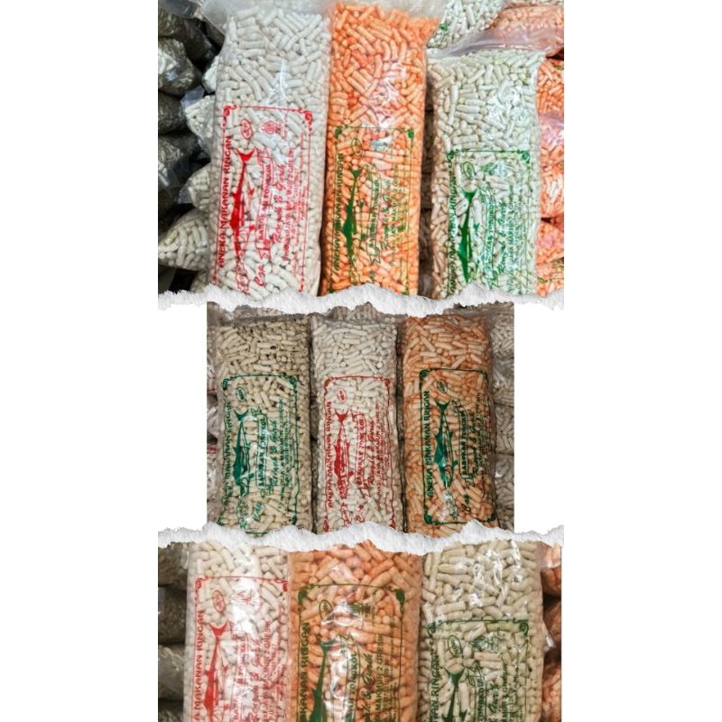 

KRUPUK IKAN TONGKOL 1BALL VARIAN RASA ORIGINAL BALADO LOMBOK HIJAU
