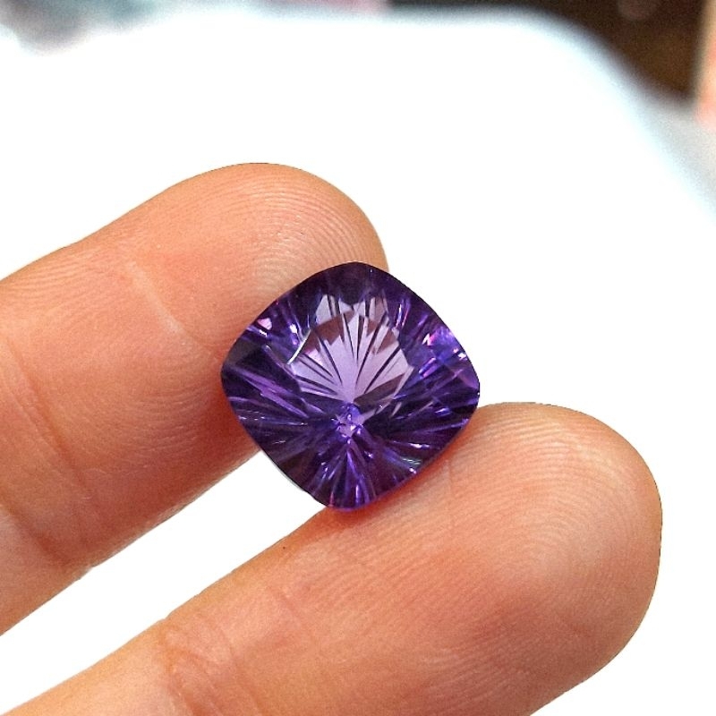 NEW PRODUCT BATU CINCIN PERMATA KECUBUNG AMETHYST CUTTING CUSTOM ASLI NATURAL