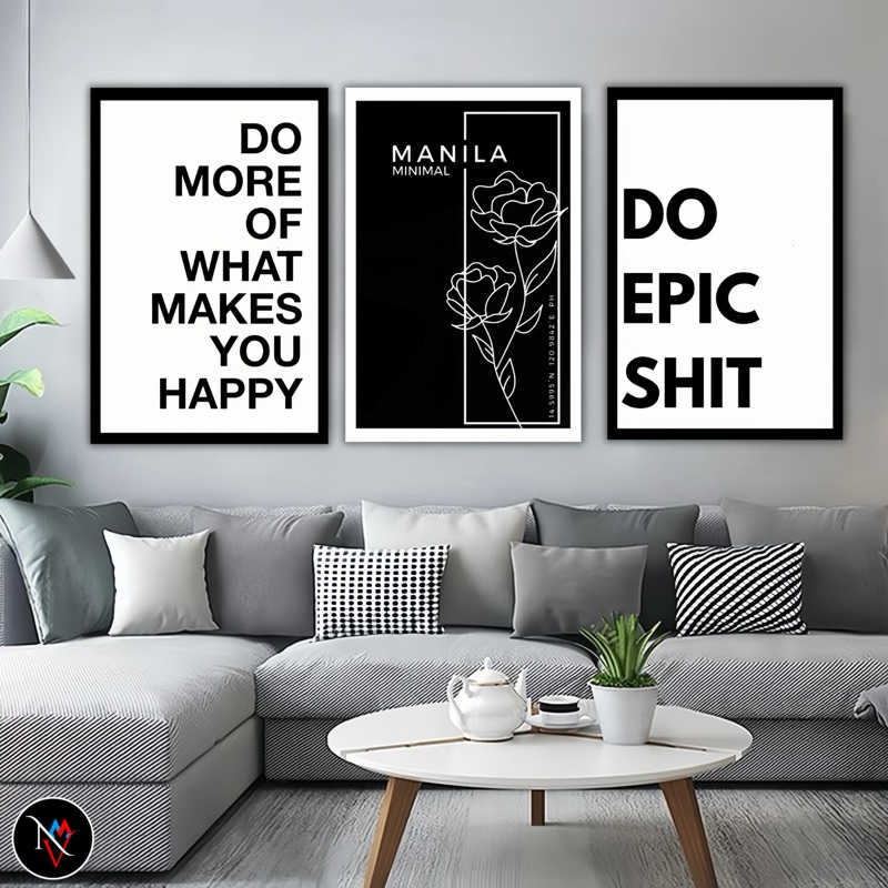 HIASAN DINDING RUANGAN QUOTES MOTIVASI AESTHETIC (20×30) WALLDECOR PAJANGAN DINDING MOTIVASI TEMA BL