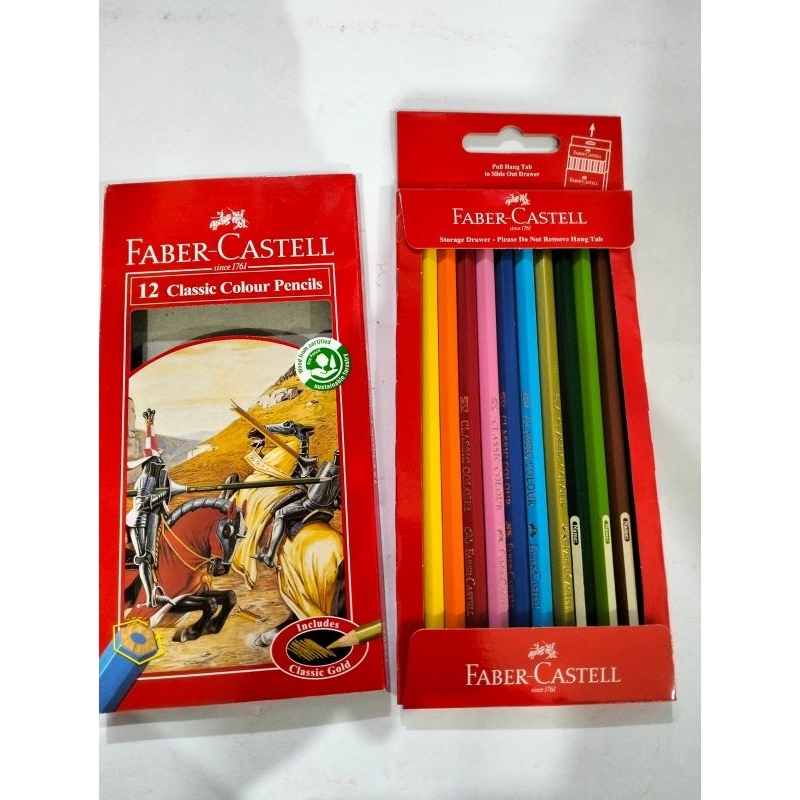 

KLIR KAYU 12 PANJANG MERK FABER CASTEL ,PENSIL WARNA WARNI ,PENSIL KAYU WARNA