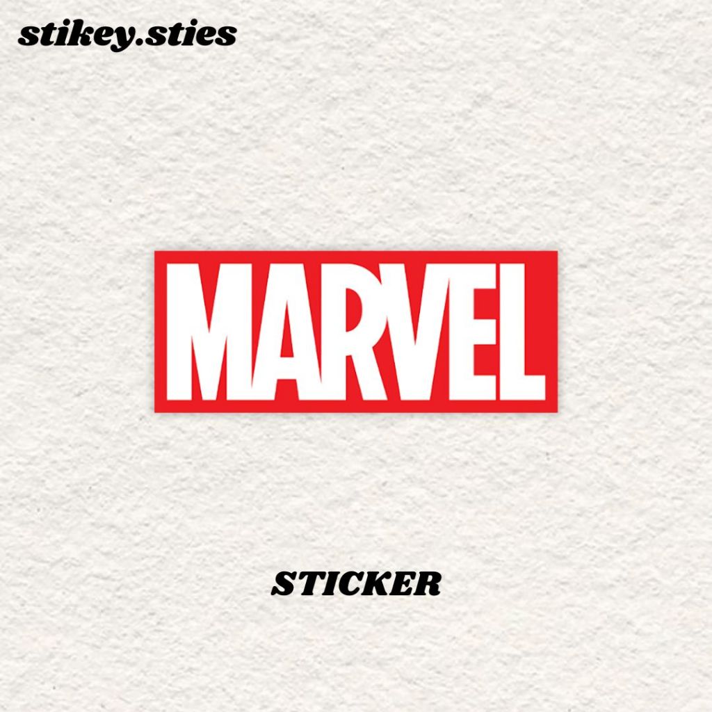 

STICKER MARVEL AESTHETIC BRAND ANTI AIR VINYL / STIKER HELM LAPTOP HP MOTOR TUMBLR TAS KOPER