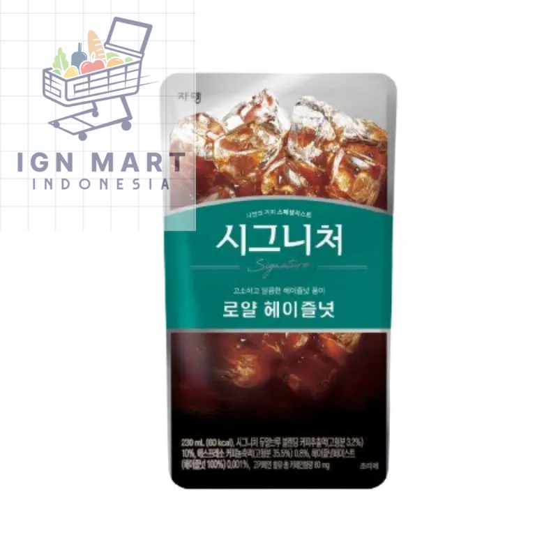 

JARDIN SIGNATURE ROYAL HAZELNUT 230 ML | INSTANT KOREAN COFFEE DRINK POUCH