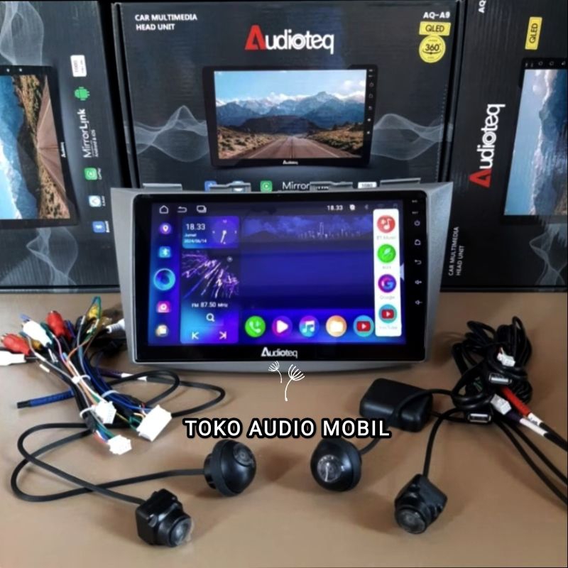 Paket Head Unit Android Suzuki Ertiga + 360 AUDIOTEQ New Ram 3/32 Gb