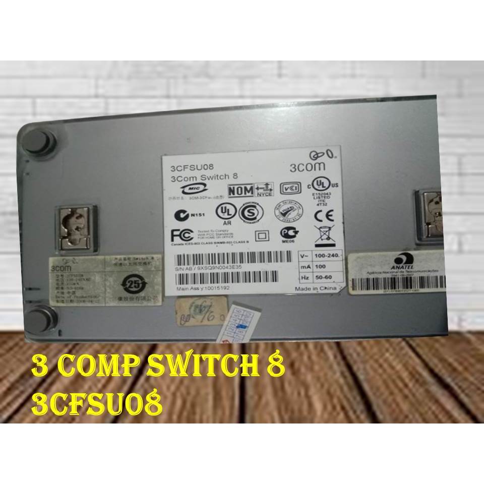 3 COM SWITCH 8 PORT