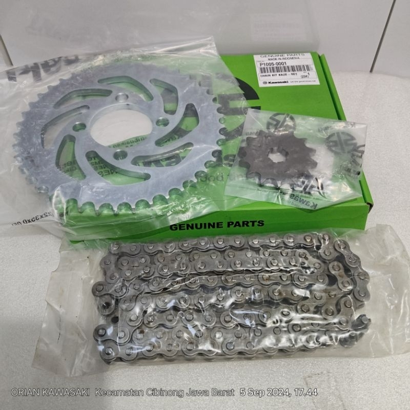 Gear set kawasaki kaze r original