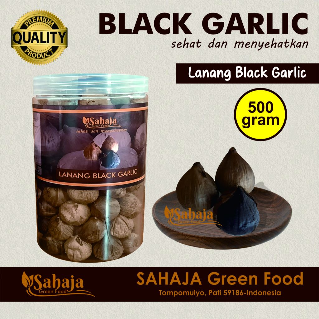 

LANANG Black Garlic//500gram//SAHAJA Green Food//sehat dan menyehatkan.