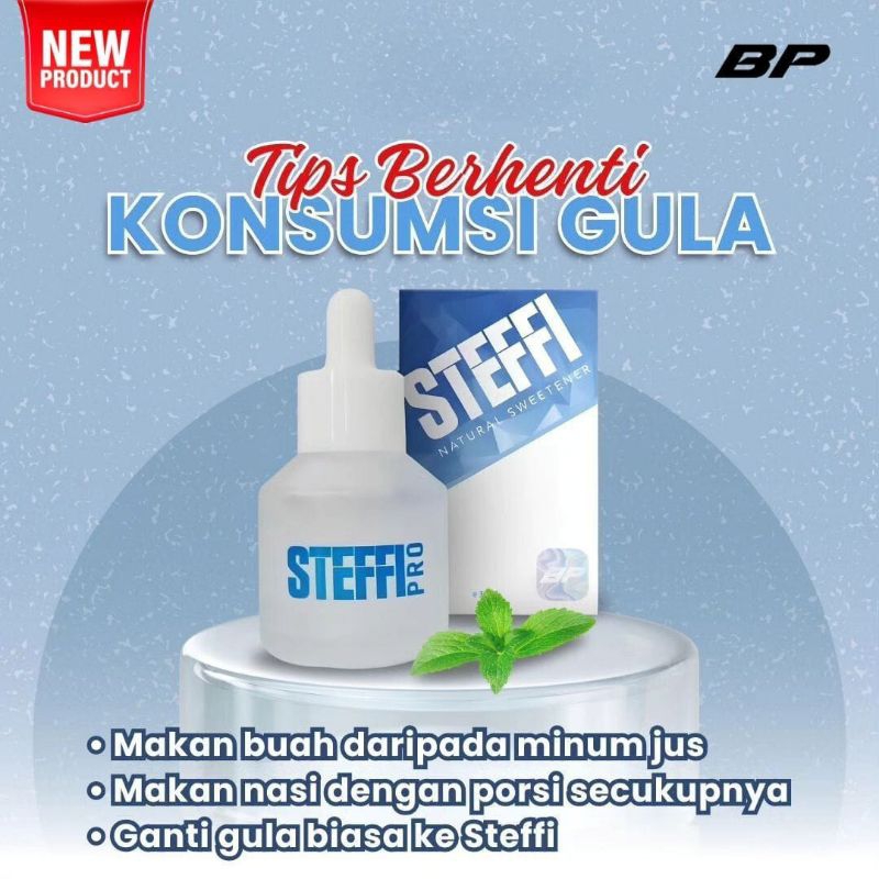

Steffi Pro dari British Propolis - Pengganti gula dari daun Stevia - Pemanis alami