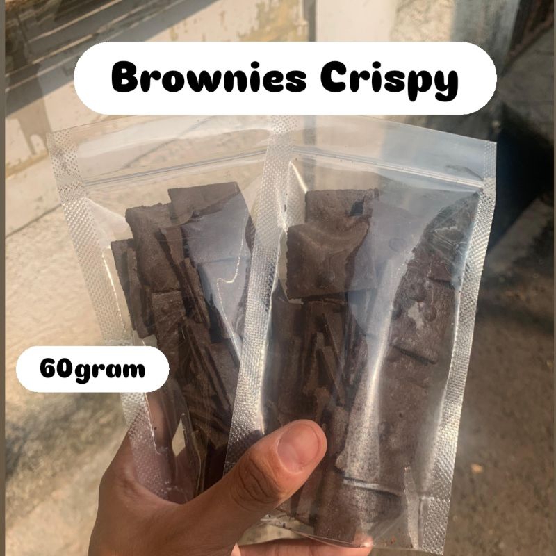 

Brownies Crispy Chocochips 60gr Brownies Kering/Keripik Brownies