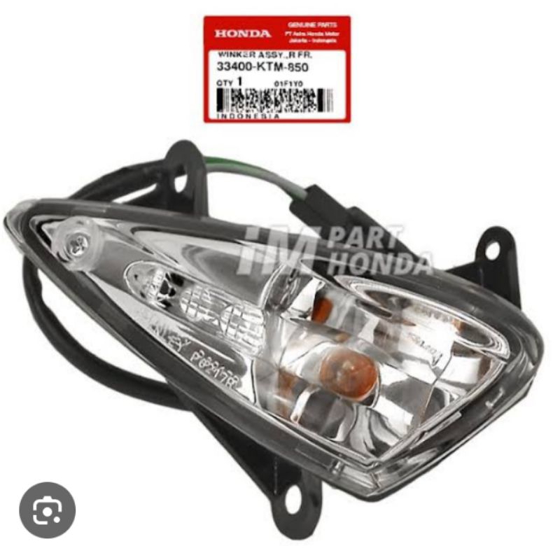 Lampu Sein Depan Supra X125 2004-2006 Kanan(33400-KTM-850) Kiri(33450-KTM-850)