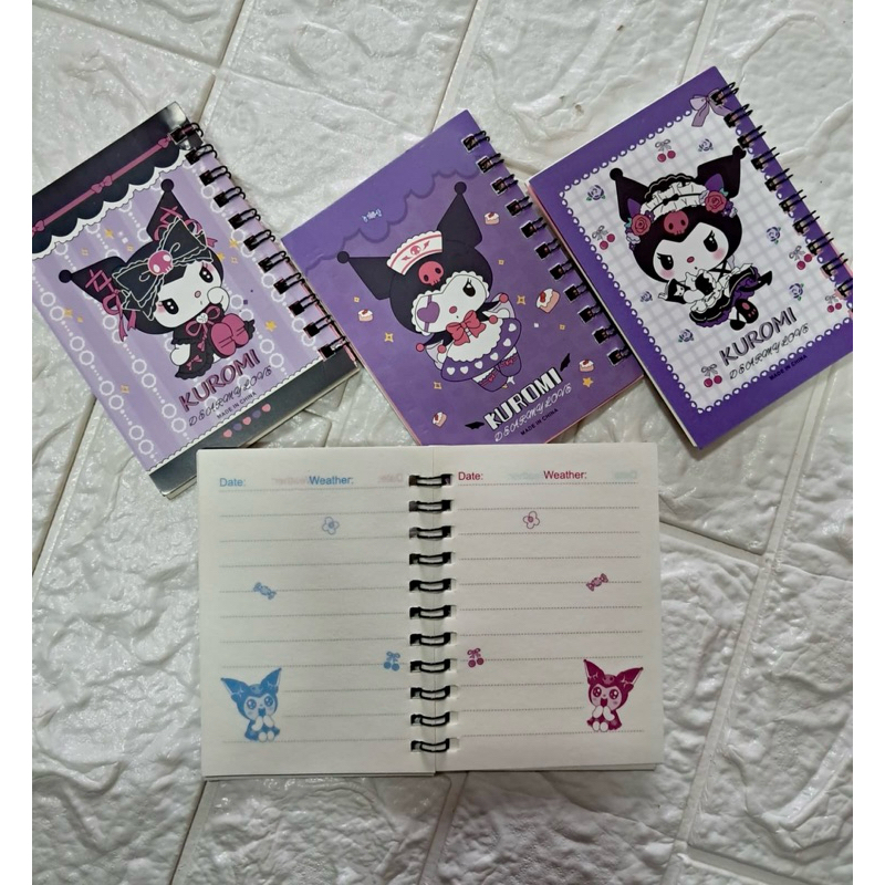 

NOTEBOOK MINI BINDER 130311 KARAKTER SANRIOS 10,5 x 7,5 cm