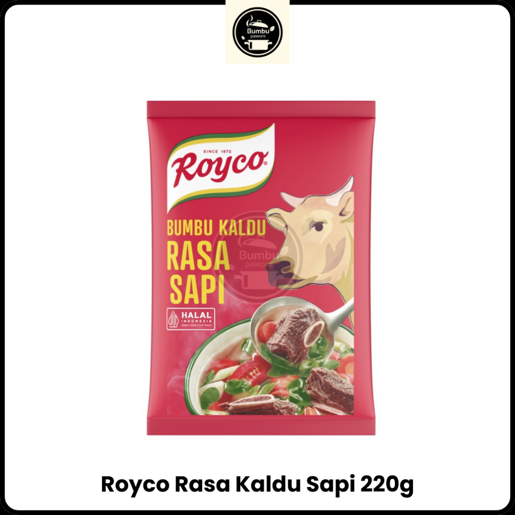 

Royco Bumbu Penyedap Makanan Rasa Kaldu Sapi 220 gr