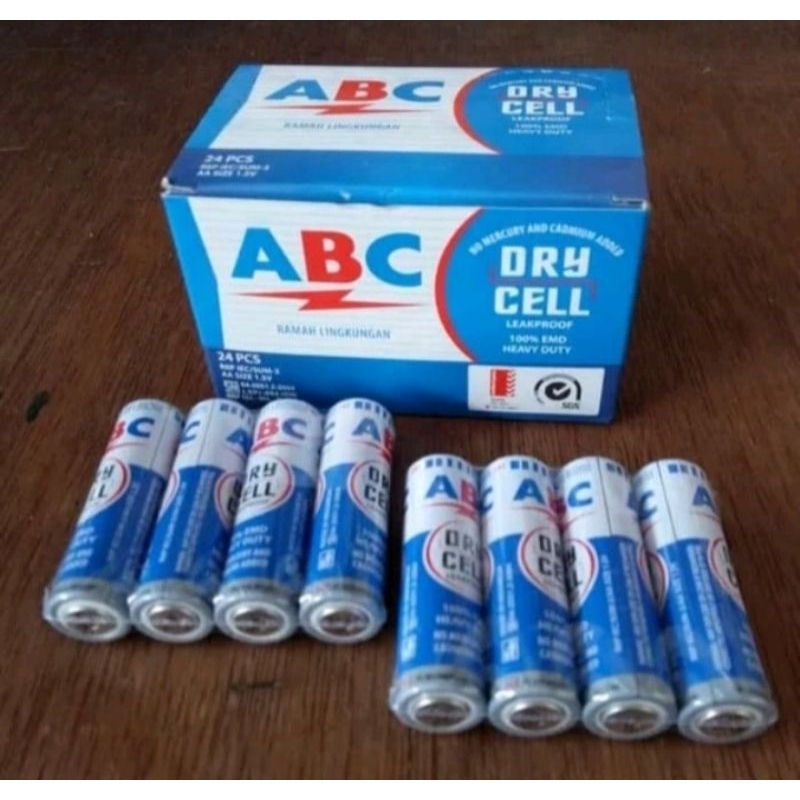 baterai abc kecil / baterai abc jam dinding / baterai abc aa / baterai abc