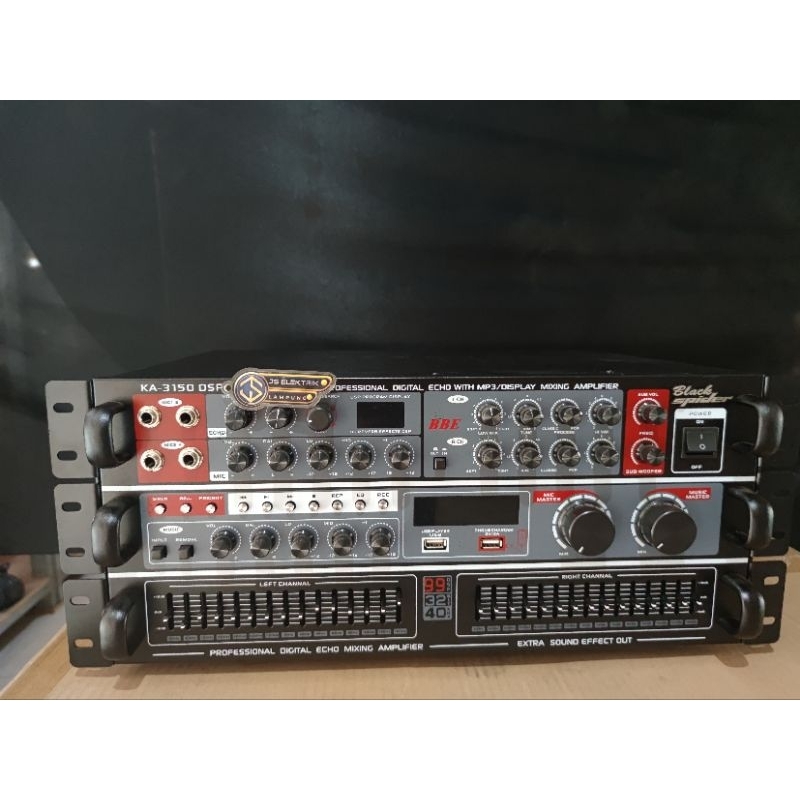 POWER AMPLIFIER BLACK SPIDER KA 3150 DSP AMPLI BLACKSPIDER KA 3150DSP KA3150DSP ORIGINAL