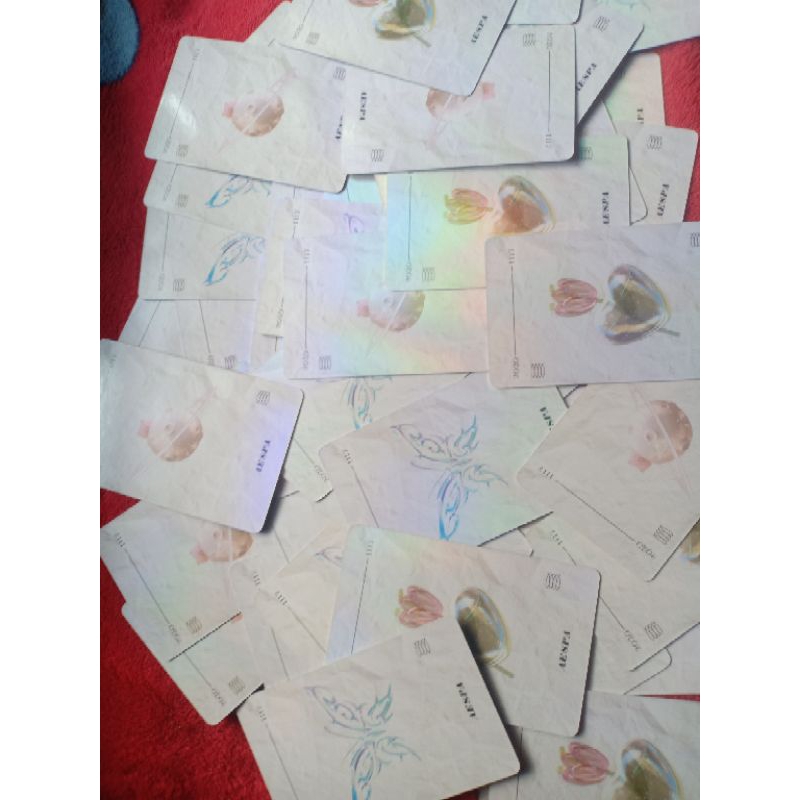 random lomocard hologram aespa (satuan)