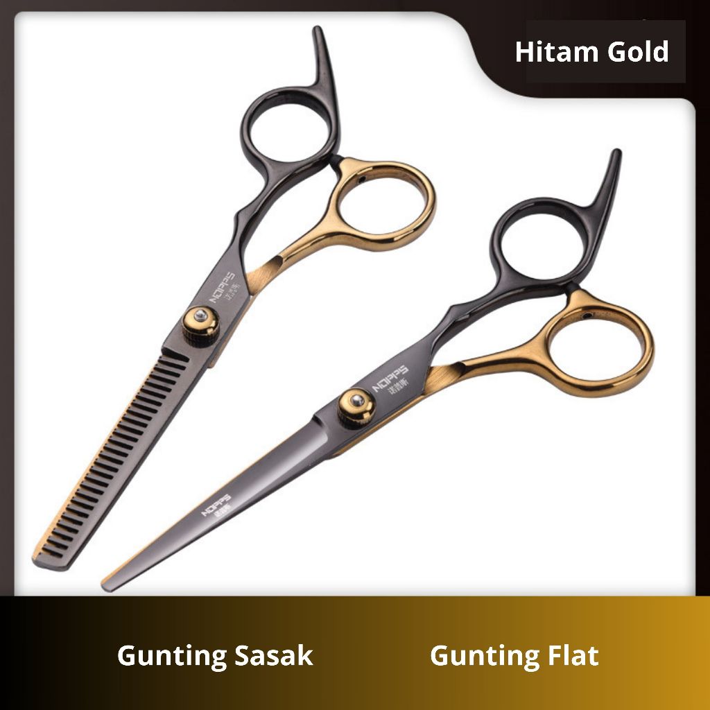 Gunting Rambut Stainless Steel Gunting Sasak Gunting Flat Potong Rambut