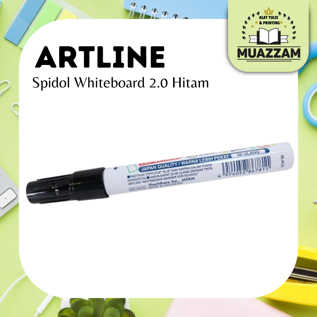 

ARTLINE Spidol Whiteboard Marker EK-500S Hitam