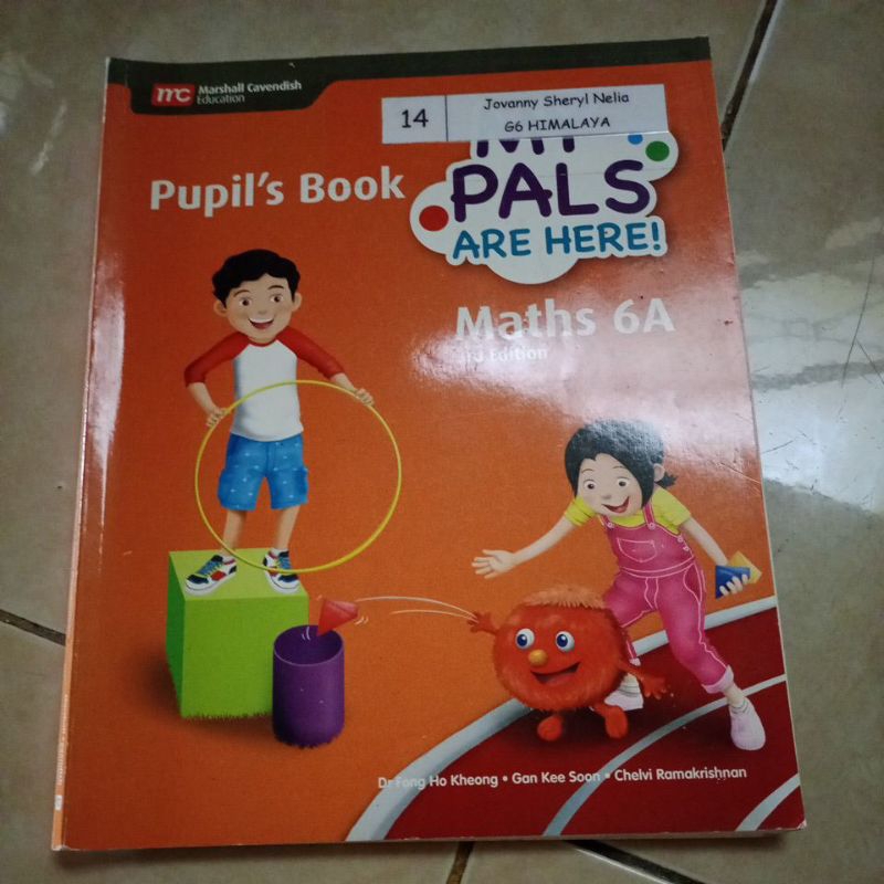 buku my pals are here maths 6a