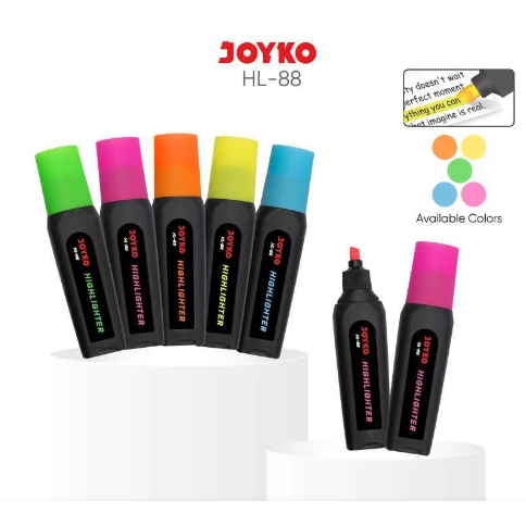 

Penanda Berwarna Highlighter Joyko HL-88 / stabilo satuan (1pcs)