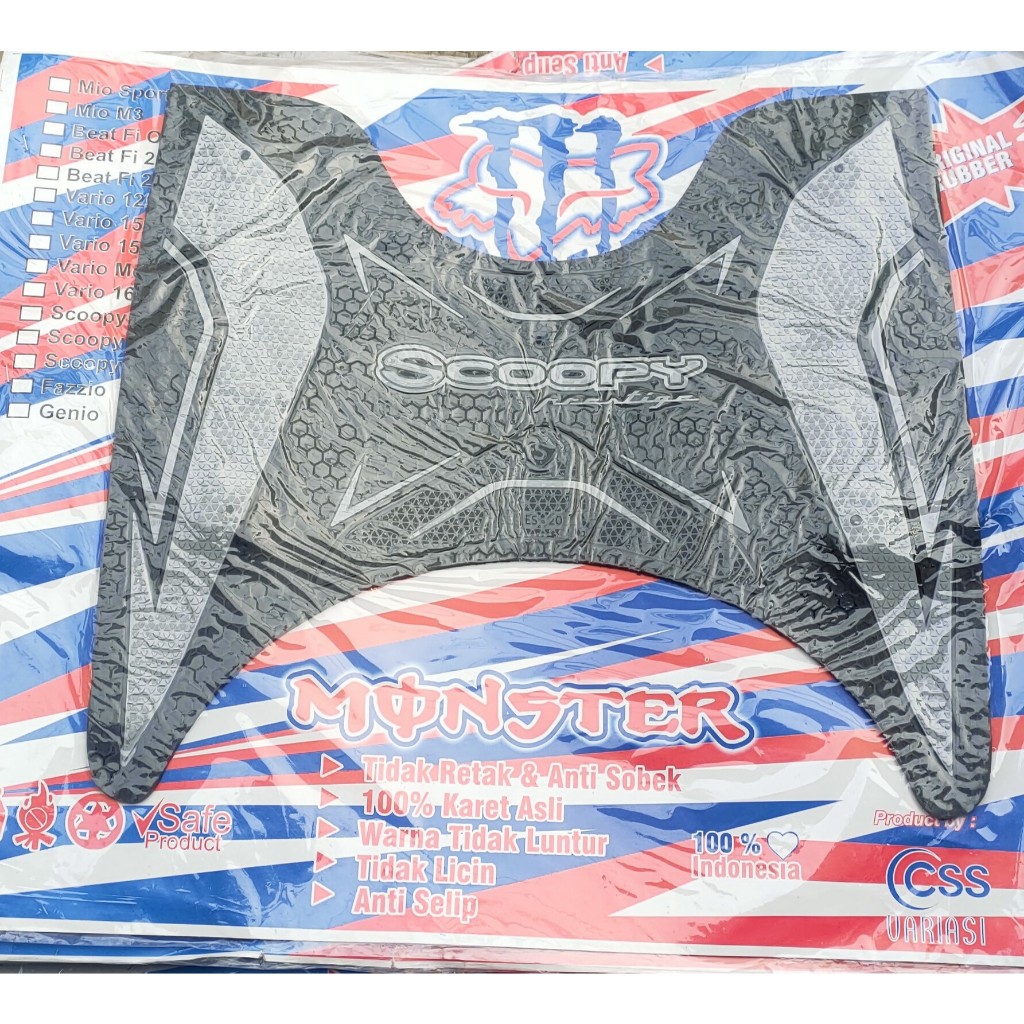 KARPET SCOOPY DONAT 2020 / KARPET INJAKAN SCOOPY DONAT 2020 / ALAS KAKI DEPAN SCOOPY DONAT 2020