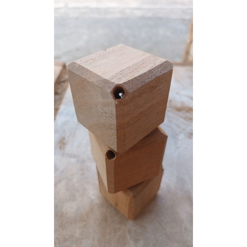 Pion Dadu Mahoni ( Pion Sangkar Burung ) Pion Kotak