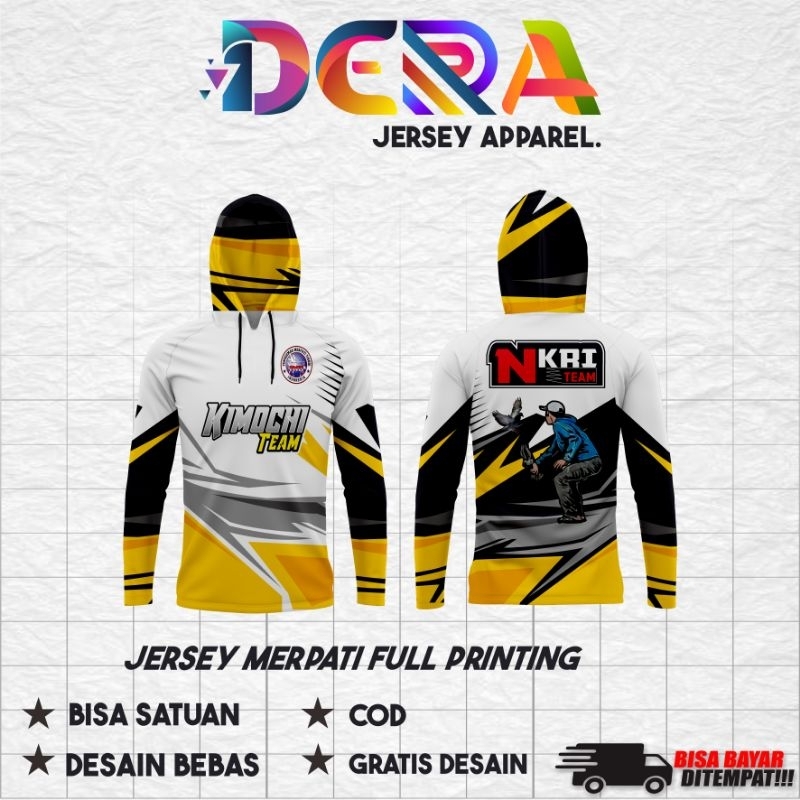Jersey Merpati Jersey Dara Costum Desain