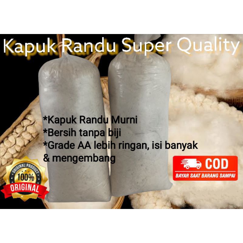 KAPUK ASLI KILOAN KAPUK MURNI KUALITAS SUPER GRADE AA KAPUK ASLI BERSIH TANPA BIJI