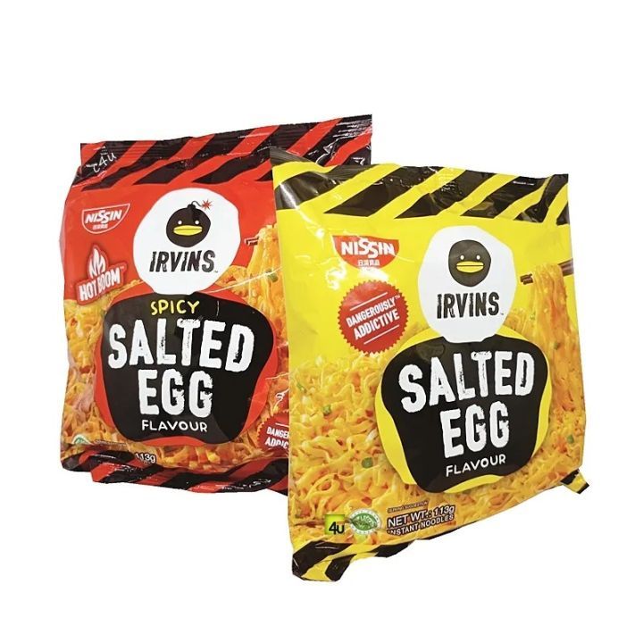 

Nissin Irvins Noodle Salted Egg Flavour 105gram