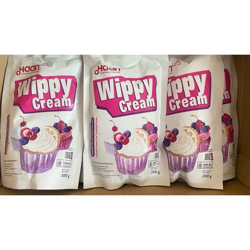 

whippy cream Haan 200gram