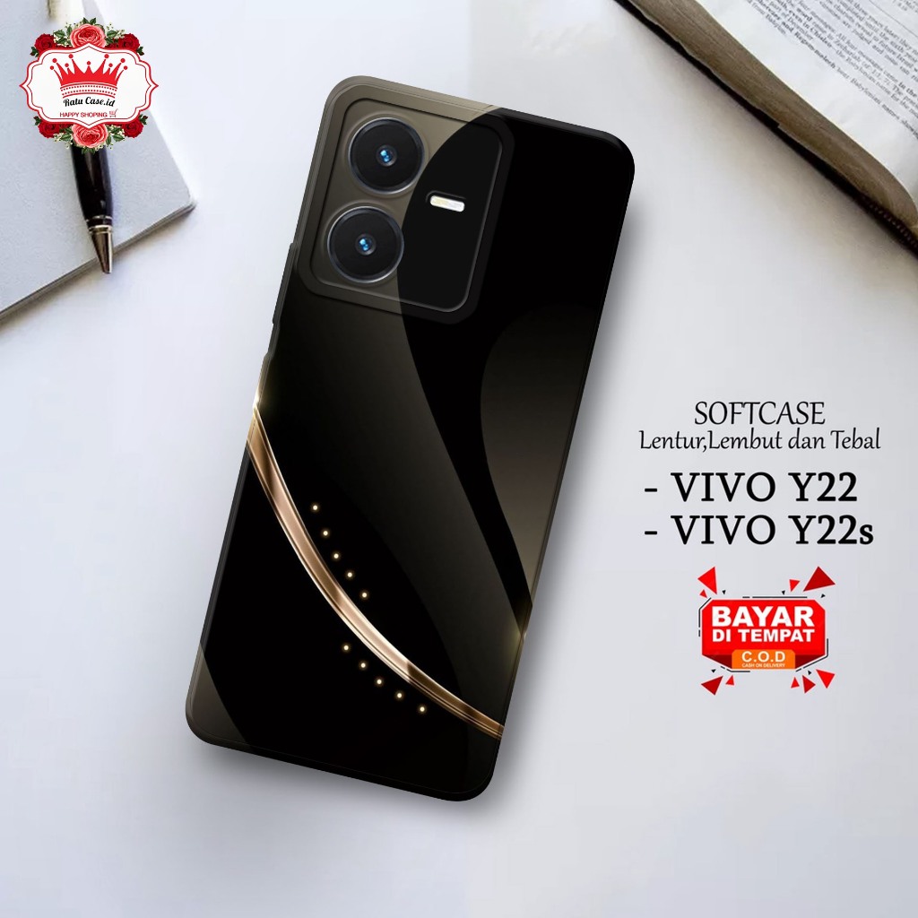Case Vivo Y22 / Y22s Terbaru - Fashion Case BRANDED - Casing Hp Vivo Y22 / Y22s Terbaru - Softcase H