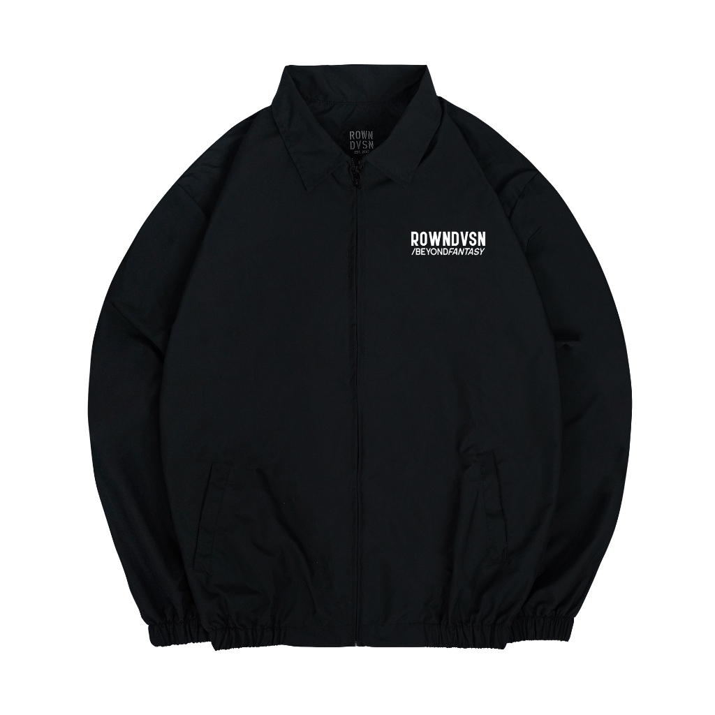 Rown Division Stockroom Tracksuit Jacket - Rowndvsn Jaket Horizonic Black