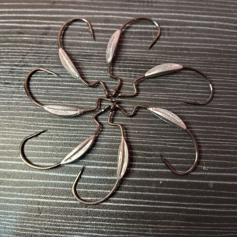 worm hook timah BKK ukuran 2/0