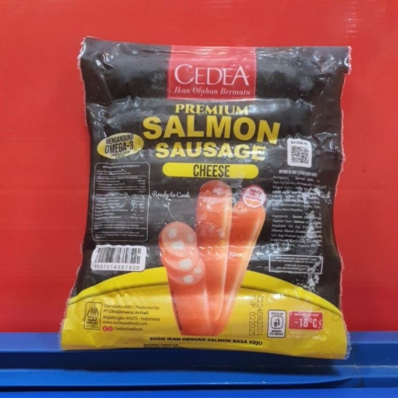 

CEDEA Premium Salmon Sausage 390gr