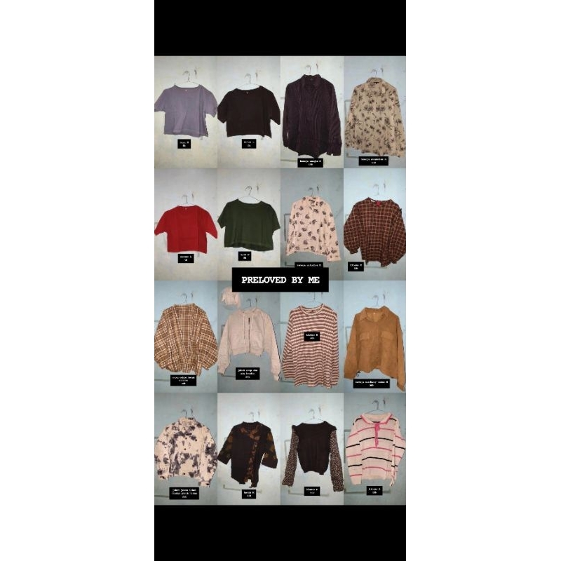 PRELOVED BY ME THRIFT TAS SEPATU KAOS CELANA JEANS MURAH NEGO