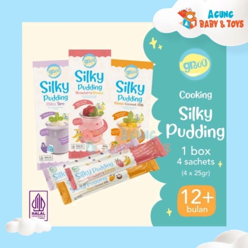 

Grouu silky pudding / bubuk pudding lembut bayi 100g