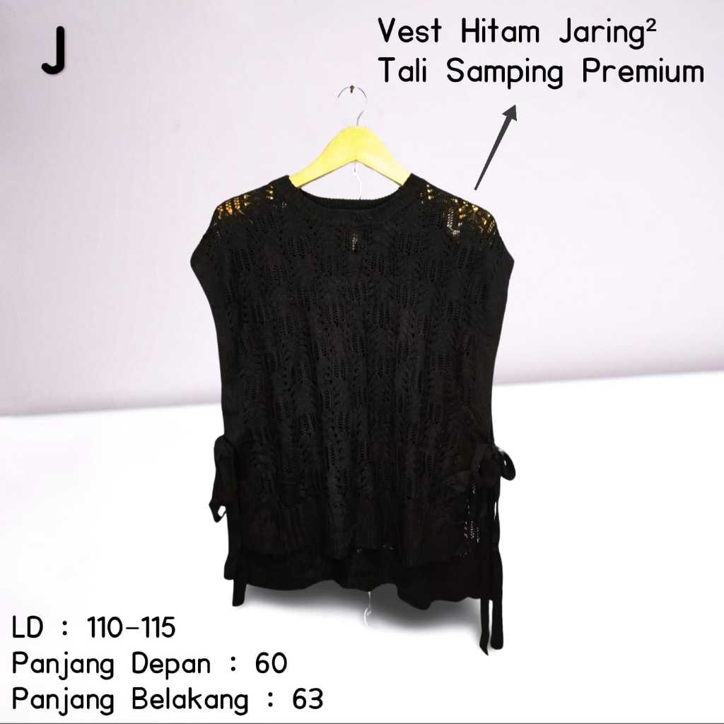 Vest Rajut Premium (Thrift) , Rompi Rajut, Cardigan rajut, Crop, Rajut kepang