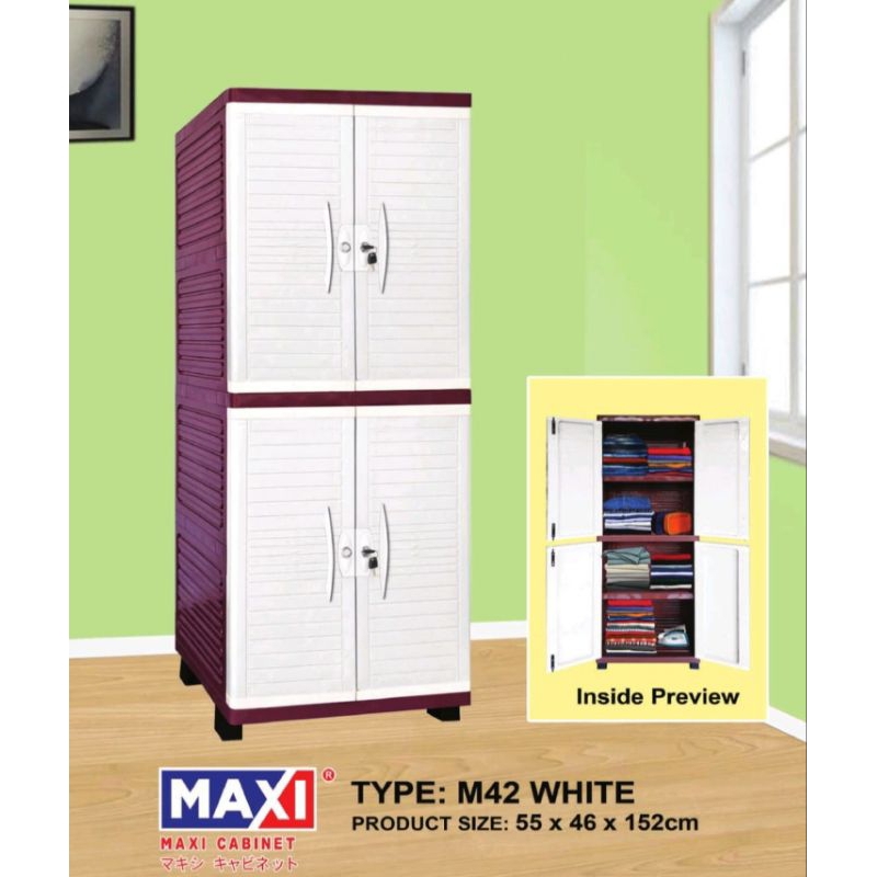 Lemari plastik 2 susun