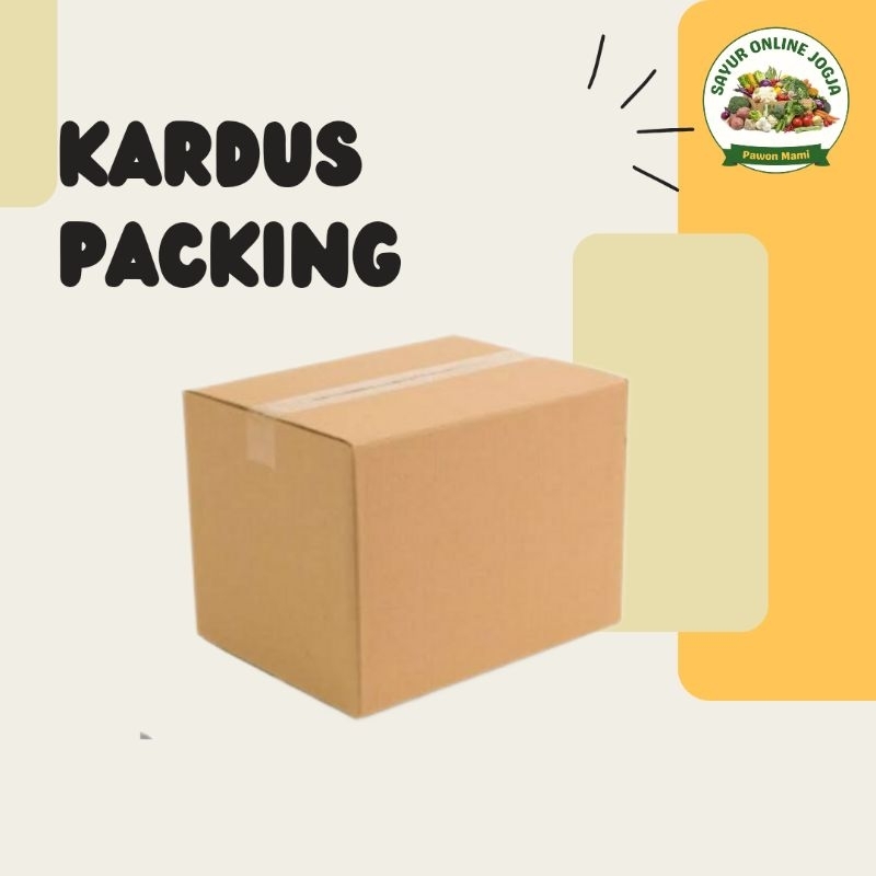 

Tambahan packing bubble wrap kardus packing - PAWON MAMI SAYUR ONLINE JOGJA
