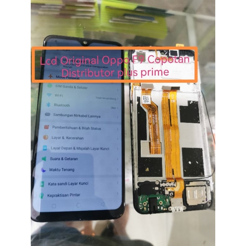 Lcd Copotan Distributor ori 100% Oppo F9  / Lcd Touchscreen Full Set
