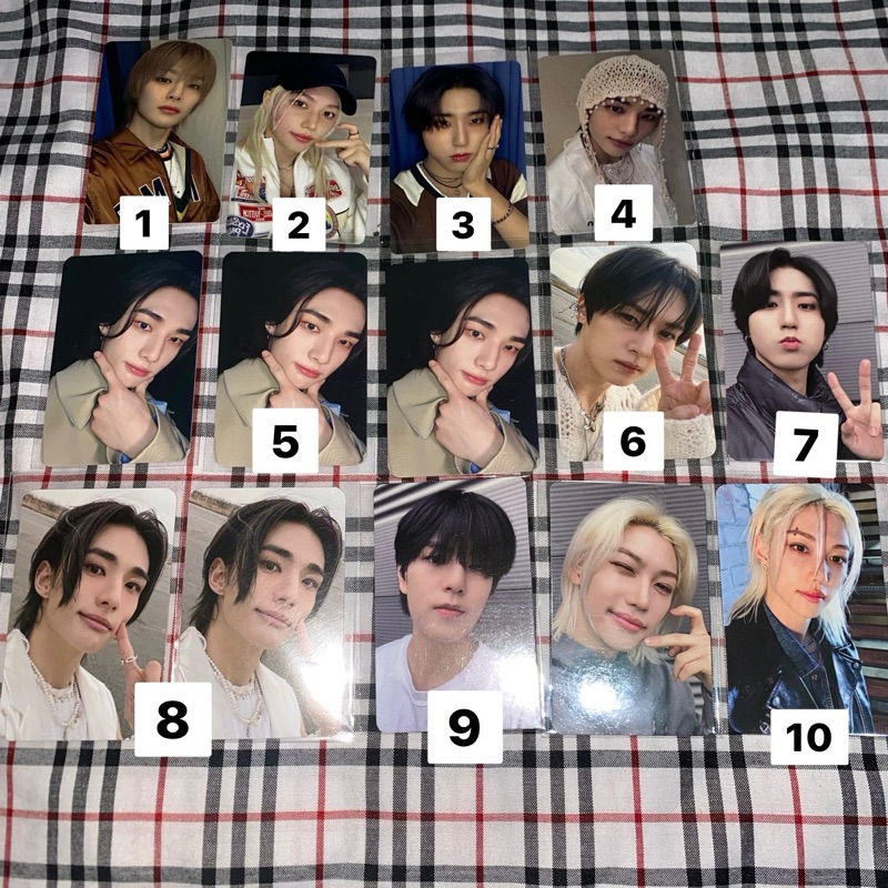 [READY STOCK] PC PHOTOCARD SKZ STRAY KIDS STRAYKIDS ATE CHK CHK BOOM HYUNJIN LEE KNOW LEEKNOW FELIX 