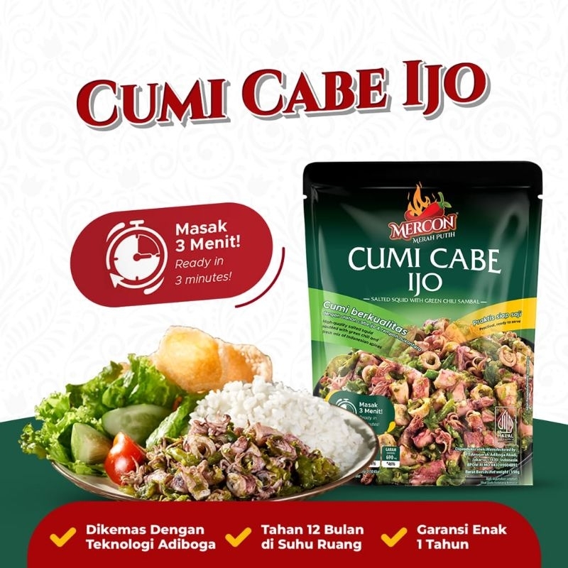 

OSENG MERCON CUMI CABE IJO