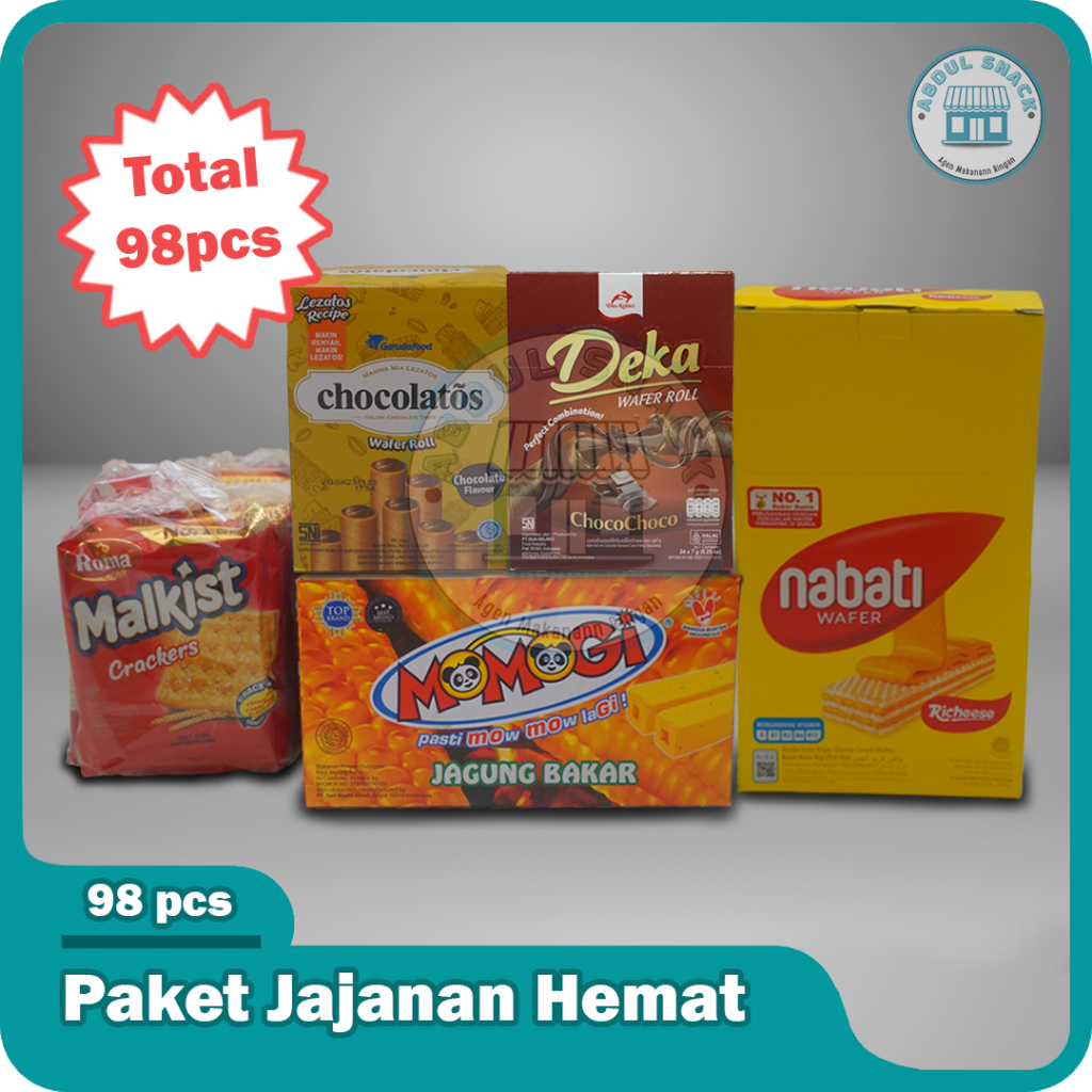 

PAKET JAJANAN HEMAT 50rban TOTAL 86pcs BISA REQUEST