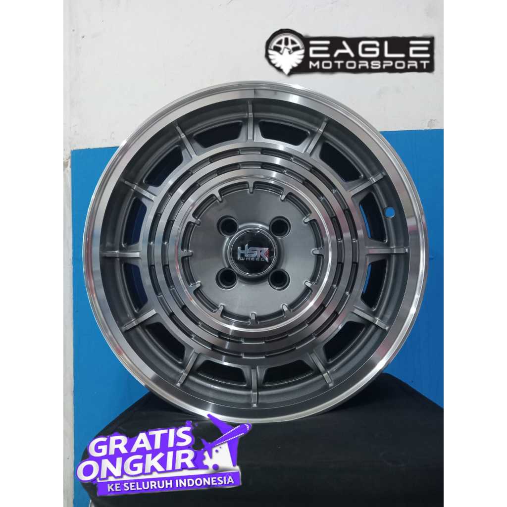 Paket velg + Ban mobil Xenia AVanza Ring 15 HSR HELUMO + Ban Accelera 185 55 R15