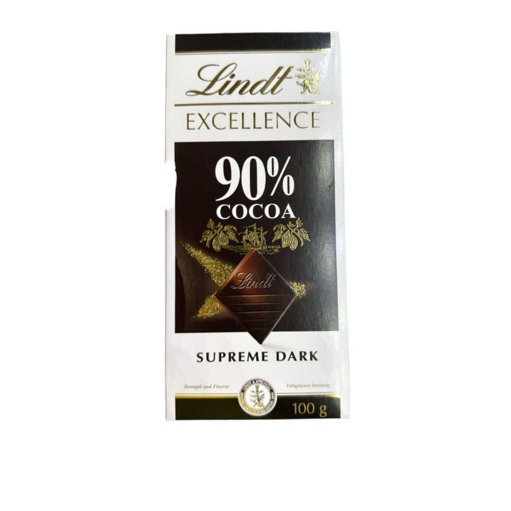 

CLEARANCE SALE - Lindt Excellence 90% 70% Orange Sea Salt Cocoa Dark 100 Gram