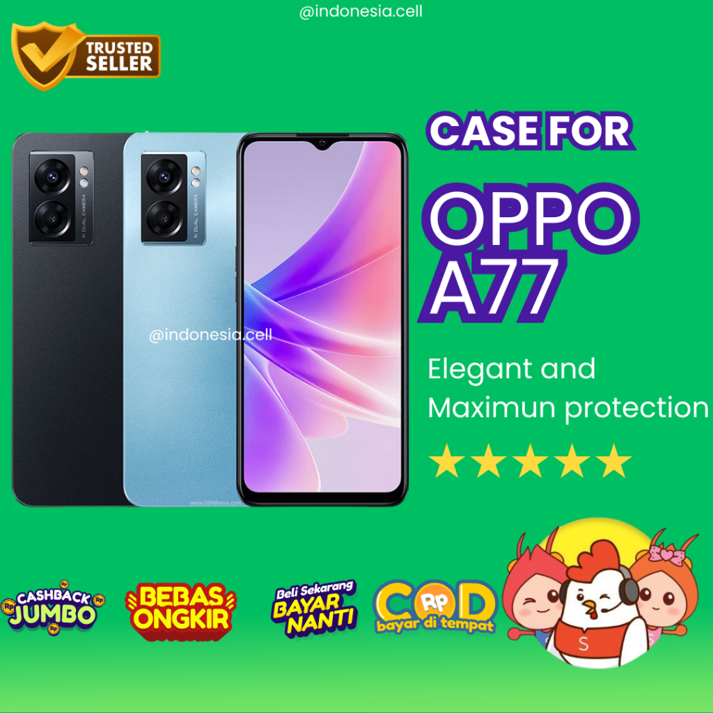 CASE OPPO A77 / KESING OPPO A77 / CASE AIRBAG / CASE BENING CASE HITAM OPPO A77 / ANTICRACK OPPO A77