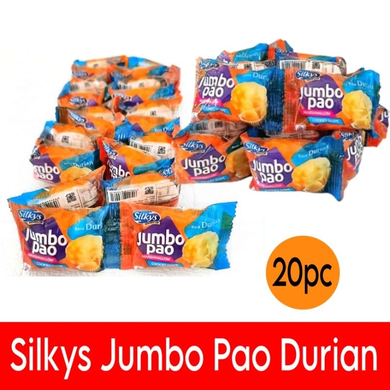 

Silkys jumbo Pao marshmallow durian isi 20pc