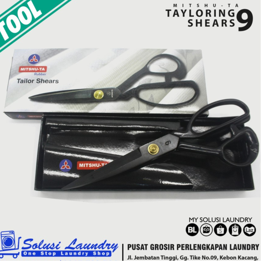 

GUNTING KAIN - Gunting Jahit - Gunting Stainless - MITSHUTA 10 inch
