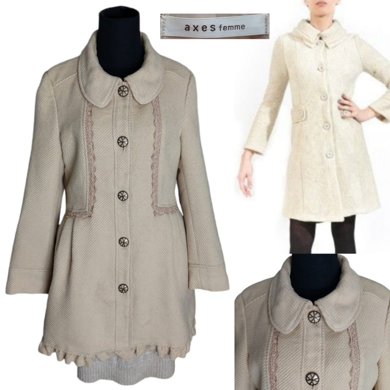 Preloved Wool Coat AXES FEMME 992421