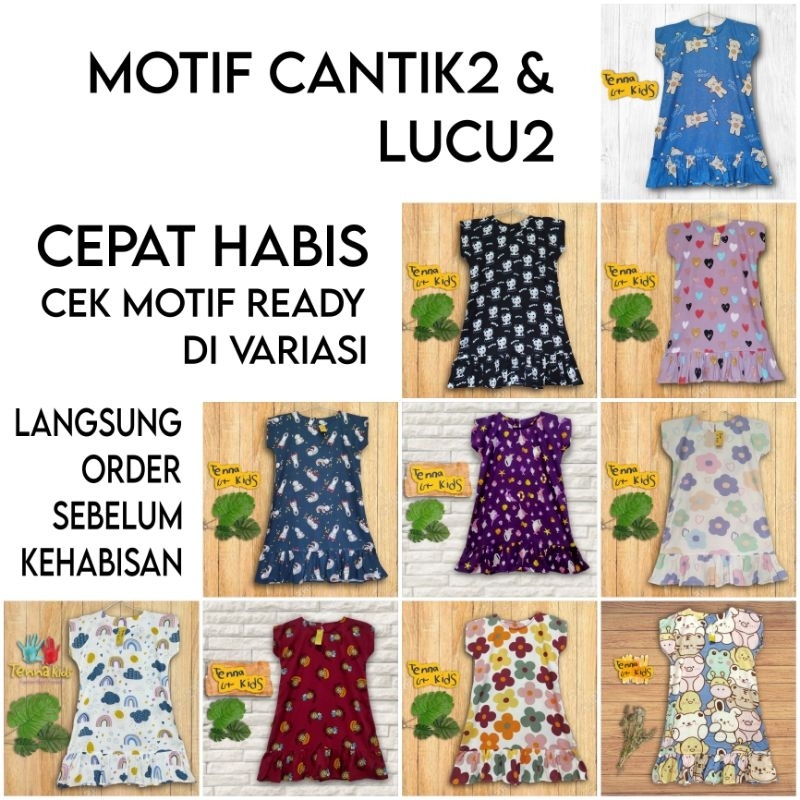 RB Daster Anak Tanggung Daster Anak Remaja Bahan Rayon Umur 11 12 13 14 Tahun